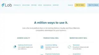Lob’s address verification API screenshot