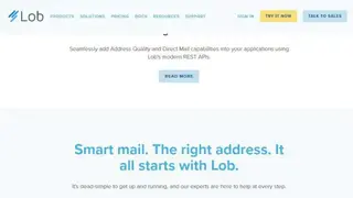 Lob’s address verification API screenshot