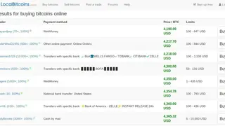 Localbitcoins screenshot