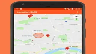 Location SMS screenshot