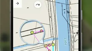Locus GIS offline geodata collecting, SHP edits screenshot