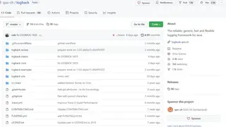 Logback screenshot