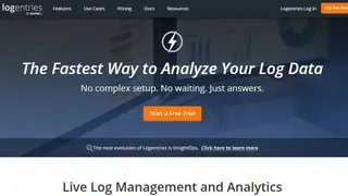 Logentries screenshot
