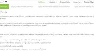 Logility Solutions screenshot