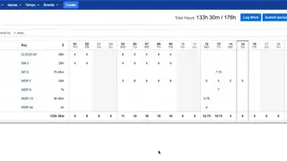 Logwork screenshot