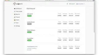 Logwork screenshot