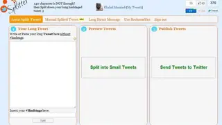 Long Tweet Splitter screenshot