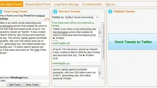 Long Tweet Splitter screenshot