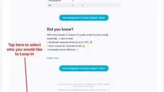 Loop Email screenshot