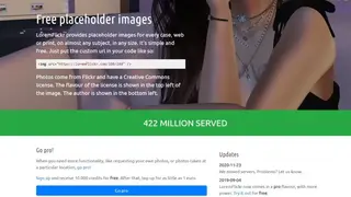 Loremflickr screenshot