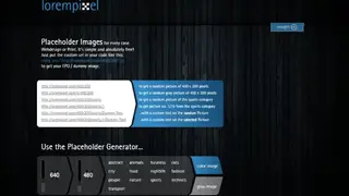 Lorempixel screenshot