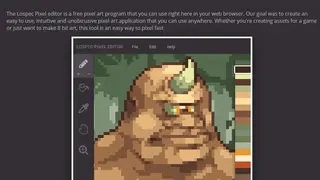 Lospec Pixel Editor screenshot
