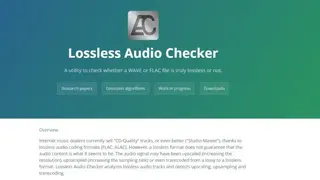 Lossless Audio Checker screenshot