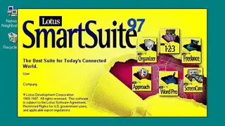 Lotus SmartSuite screenshot