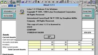 Lotus SmartSuite screenshot