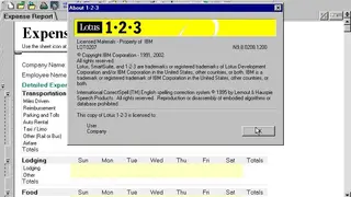 Lotus SmartSuite screenshot