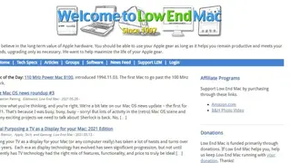 Low End Mac screenshot