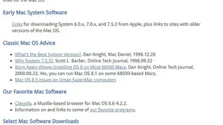 Low End Mac screenshot