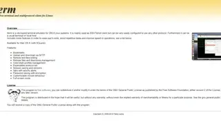 Lterm screenshot