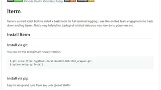 Lterm screenshot
