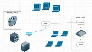 Lucidchart Network Diagram Solution screenshot