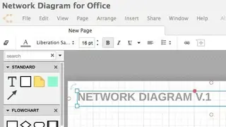 Lucidchart Network Diagram Solution screenshot