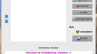 LuckyBackup screenshot