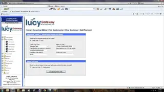 LUCY Gateway screenshot