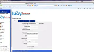LUCY Gateway screenshot