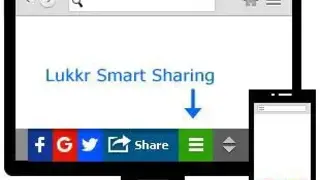 Lukkr Free Share Buttons screenshot
