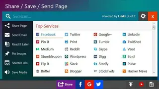 Lukkr Free Share Buttons screenshot