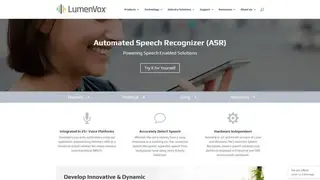 LumenVox ASR screenshot