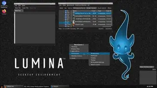 Lumina Desktop Environment screenshot