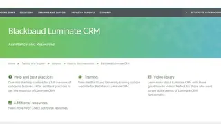 Luminate CRM screenshot