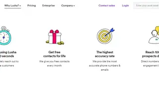 Lusha Extension screenshot