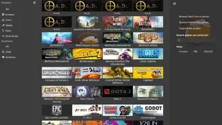 Lutris screenshot