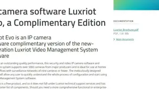 Luxriot Evo screenshot