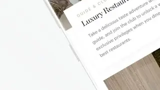 Luxury Restaurant Guide screenshot