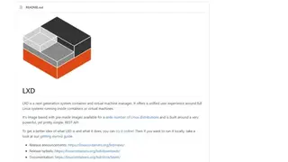 LXD screenshot