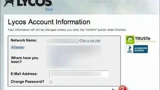 Lycos Mail screenshot