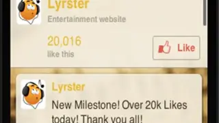 Lyrster screenshot