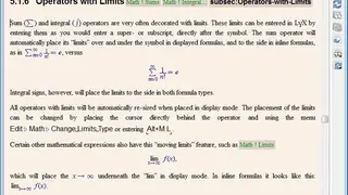LyX screenshot