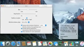 Mac OS X’s App Dock screenshot