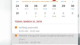 macOS Calendar screenshot