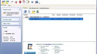Macrium Reflect screenshot