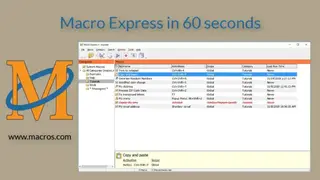Macro Express screenshot