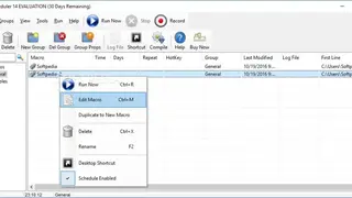 Macro Scheduler screenshot