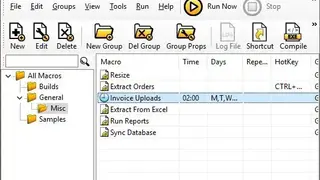 Macro Scheduler screenshot