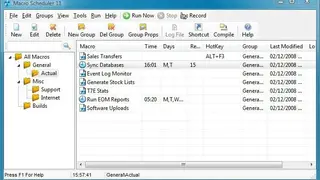 Macro Scheduler screenshot