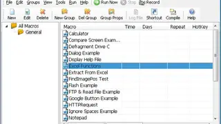 Macro Scheduler screenshot